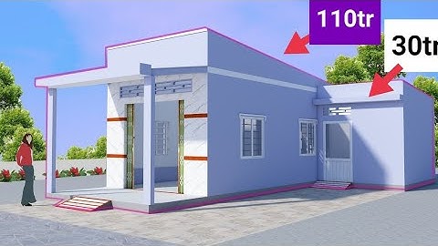 Nhà cấp 4 tự xây chỉ 150tr trở lại cho bà con dẻ hình dung theo túi tiền nha