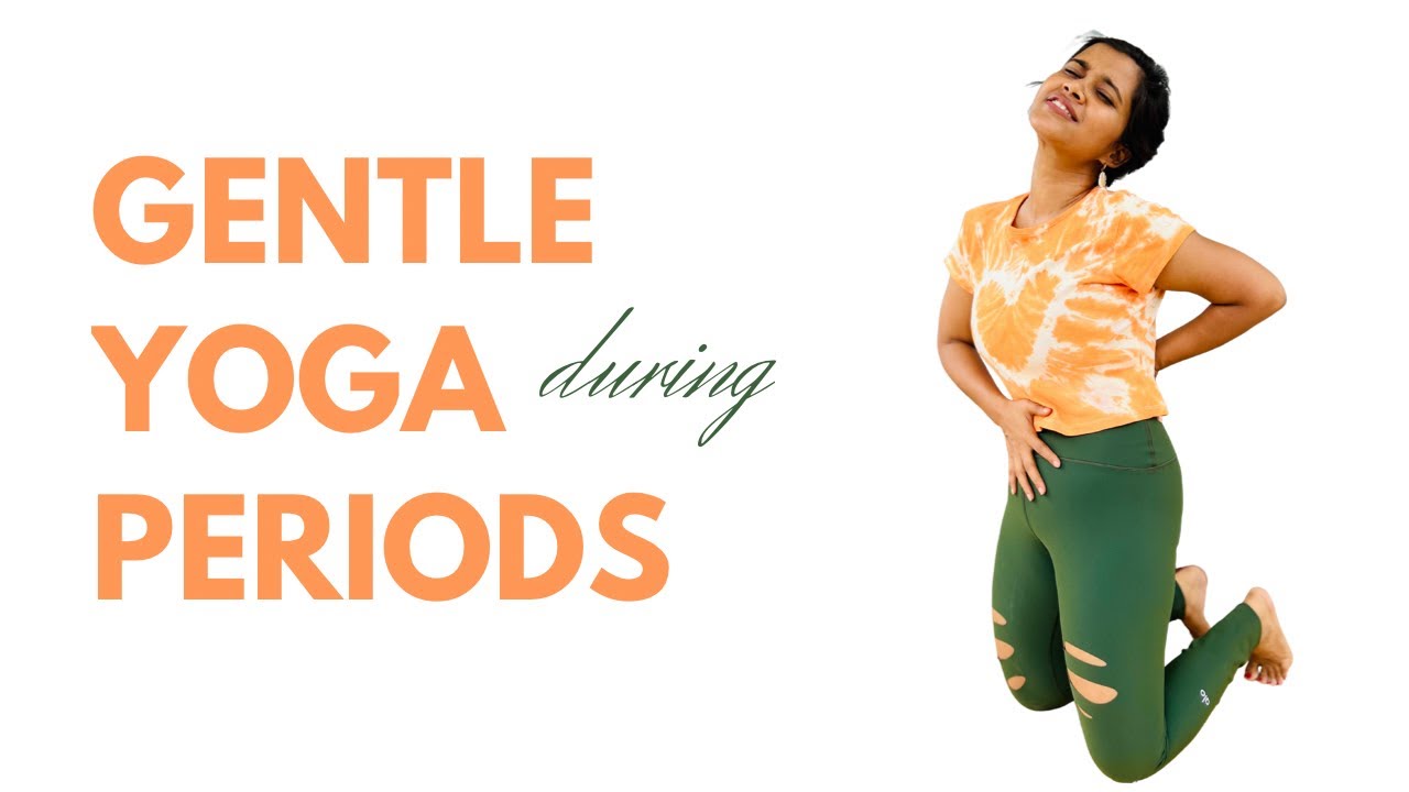 Top 5 yoga asanas during periods I easy practice I menstruation pain