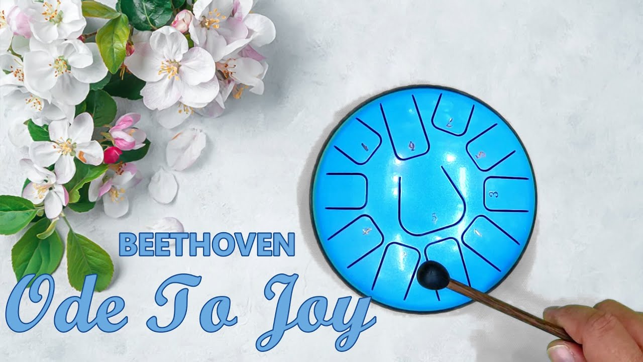 Ode To Joy (Beethoven) - 11 Tone Steel Tongue Drum with Tabs