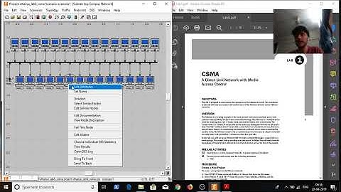 Advanced Network Technology - Lab- CSMA (Riverbed Simulation)