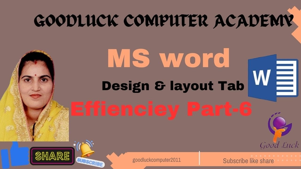 Ms Word Efficiency Class 6 || Basic computer || CCC || RS -CIT || Typing
