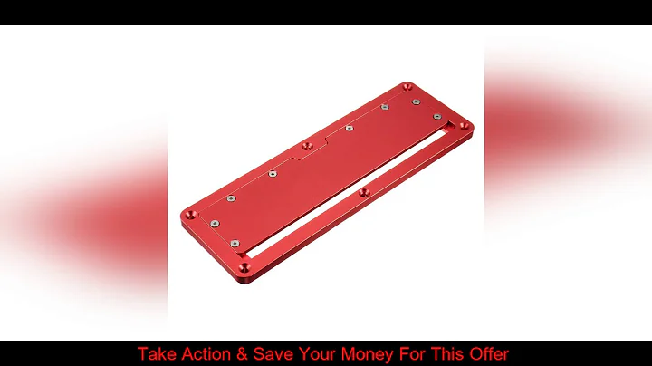 Best NEW Electric Circular Saw Flip Cover Plate Adjustable Aluminium Insert Plate for Table Saw Fli