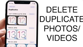 How To Delete Duplicate Photos/Videos In iCloud Library! (2023)