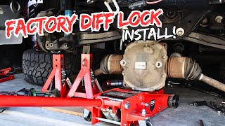 How to install a Factory Rear Diff Locker into Your OpenDiff Pajero!