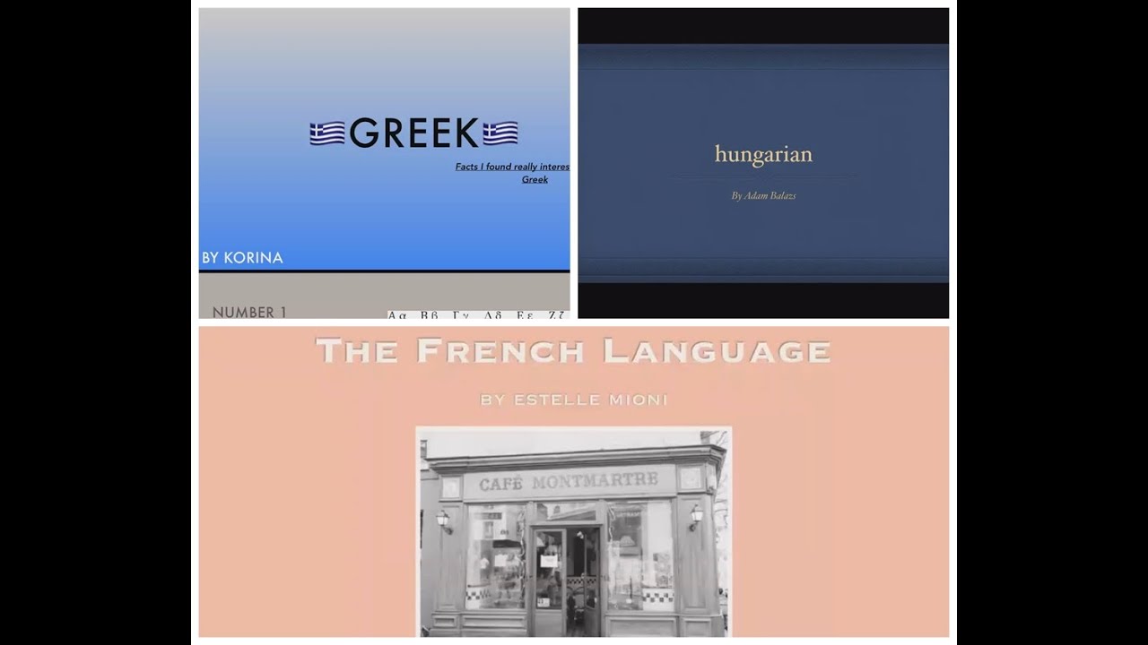 Languages Week IGCSE Presentations Part 3 YouTube