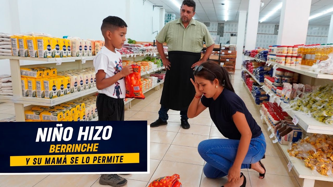 Corrige a tus hijos a tiempo | Niño hace berrinche y su madre lo permite | Como educar a tus hijos