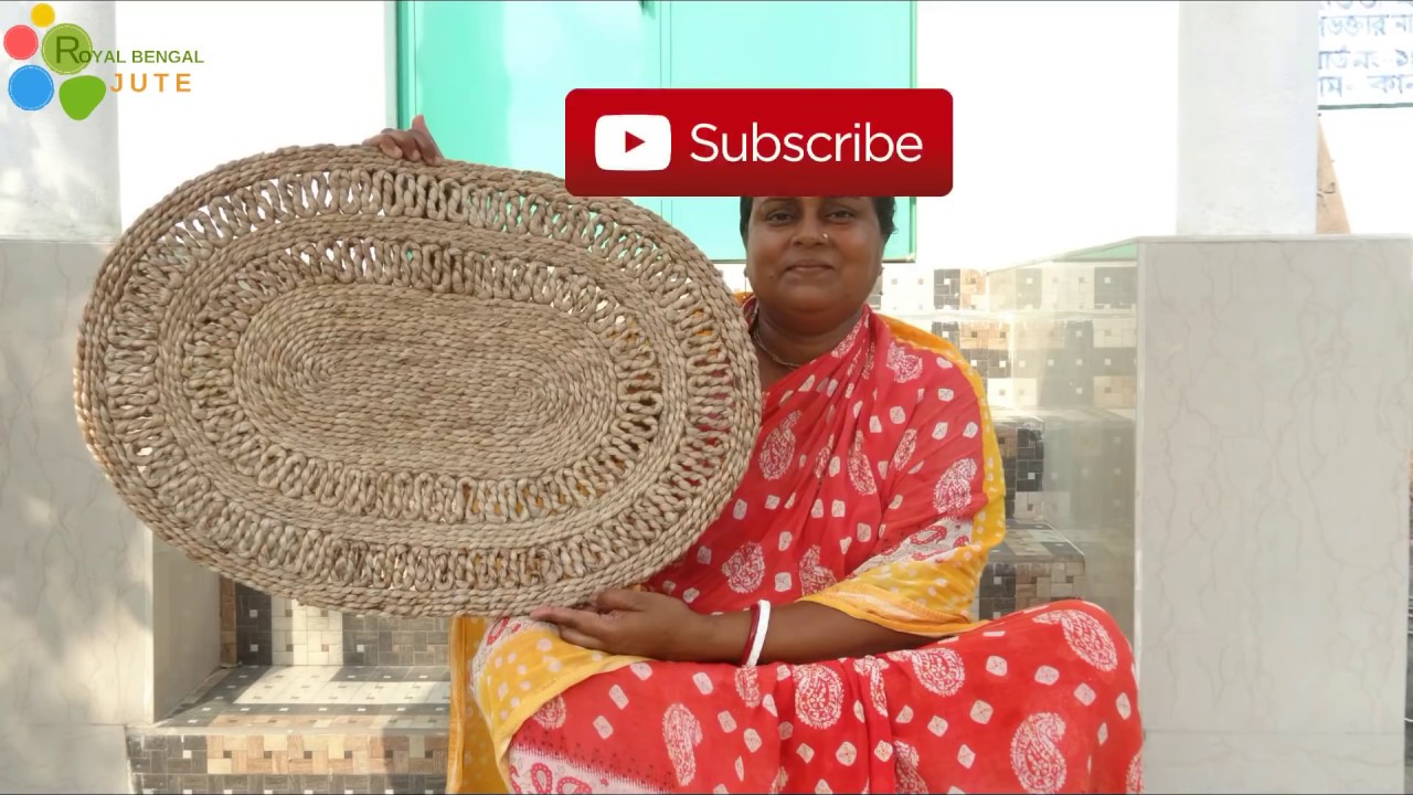 How to make a Jute Door mat Jute Craft DIY doormatdoormatbanana