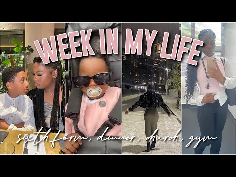 WEEK IN MY LIFE - church, alevels, dinner, hot girl, gym SENIOR YEAR WEEKLY VLOGS