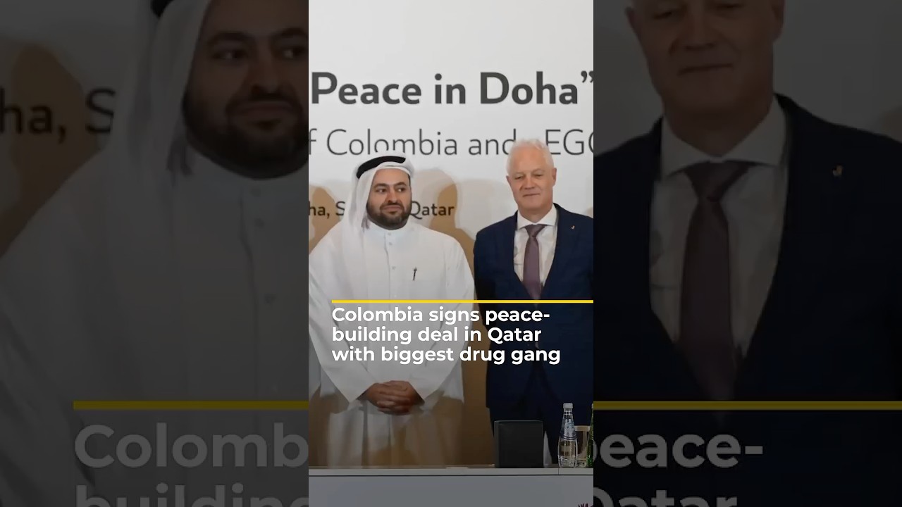 كولومبيا توقع اتفاقية بناء السلام في قطر لنزع سلاح أكبر عصابة مخدرات