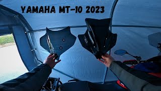 Yamaha MT-10 2023 - New Windscreen and Headlights Protectors