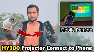 HY300 Projector Connect to Phone || Mobile Remote Control HY300 screenshot 1