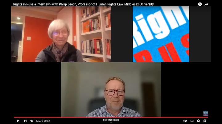 Rights in Russia interview - with Philip Leach, Pr...