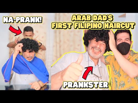 Epic WIG HAIRCUT PRANK! (Arab VS Filipino Barber)😂🇵🇭