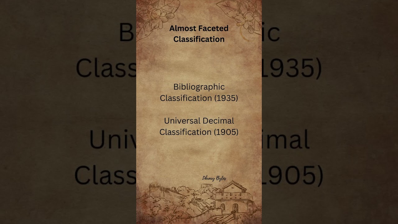 Types of classification