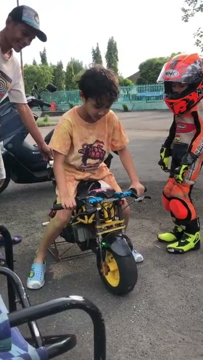 Bocil seting motor balap minigp