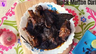 Black Mutton Curry Recipe  How To Make Kaala Mutton  Maharashtrian Mutton In Pressure Cooker