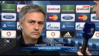 Jose Mourinho  Korktuk!!    Galatasaray 3 2 Real Madrid