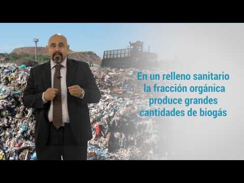 Transformación bacteriológica de biomasa (biogás)