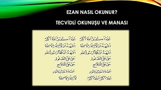 Ezan Nasıl Okunur