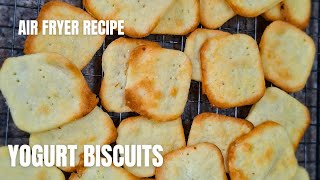 I MADE THIS SIMPLE YOGURT BISCUITS IN.MY AIR FRYER/ LENEY KITCHEN / AIR FRYER RECIPES screenshot 5