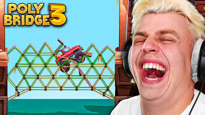 Der dümmste Streamer versucht eine Brücke zu bauen...