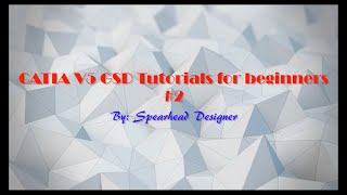CATIA V5 GSD Tutorials for beginners #2