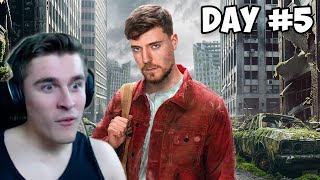 Ludwig Reacts To Mr Beast I Survived 7 Days In An Abandoned City