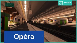 Opéra | Minecraft métro de ville | Create mod