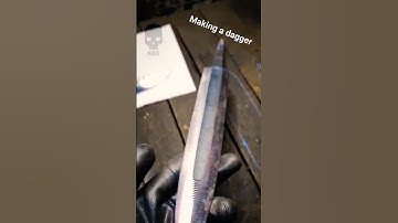 New dagger build #bladesmith #blade #dagger #forged #fuller