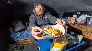 Solo Truck Camping - Freeze Dried Breakfast Burritos