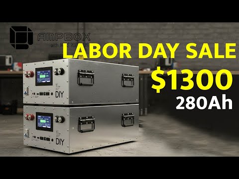 14.8kWh $1300 LiFePO4 AMPBOX - Labor Day Sale