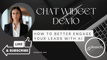 Clienticity Chat Widget Demo