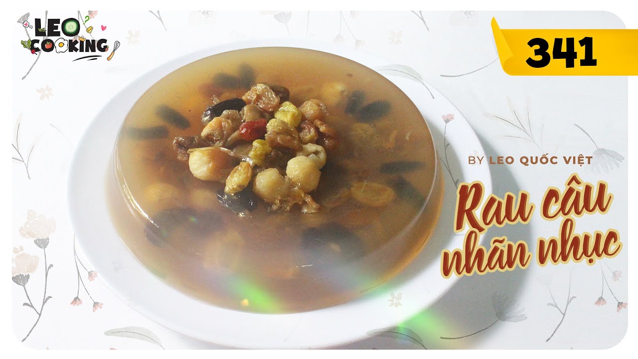 Cách làm RAU CÂU NHÃN NHỤC NHO KHÔ thanh mát, giải nhiệt 🍇 LEO COOKING ...