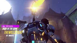 Brigitte Gets POTG!!! - Overwatch Clips #448