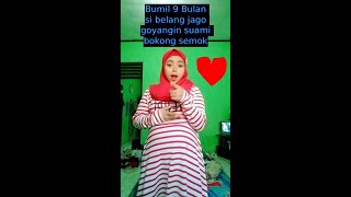 Bumil 8 Bulan - Si Belang Goyangin Bokong Semok #shorts #bumil #hamil #ibuhamil