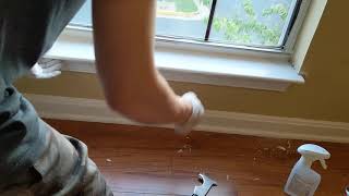 DIY Interior Window Sill Repair Part 2: cleanup & test fit using Siltech prefabricated window sill