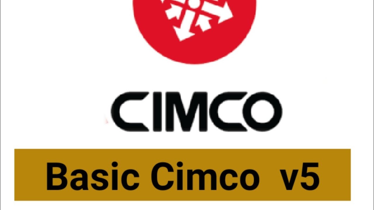 Cimco software basic slot milling program - YouTube