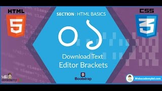 01. Bangla Full HTML and CSS tutorial - Download Text Editor Brackets | Nirob Hasan