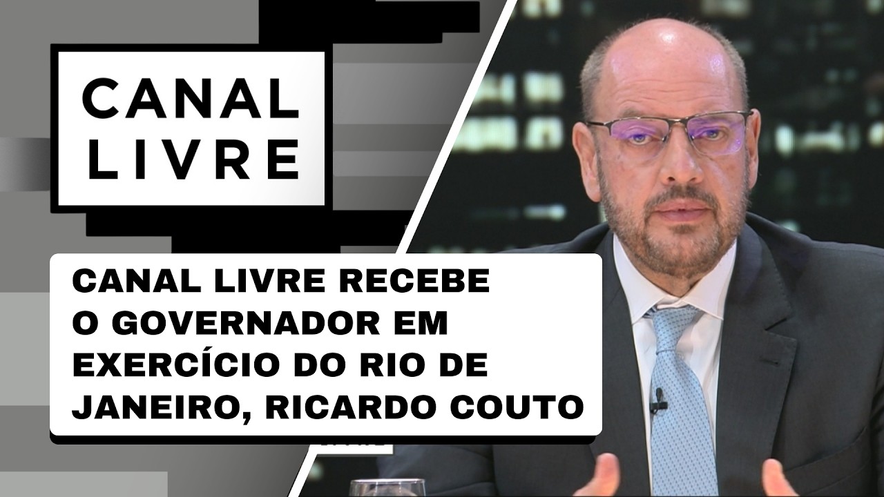 Canal Livre recebe o governador em exercício do Rio de Janeiro, Ricardo Couto | 20/09/2026