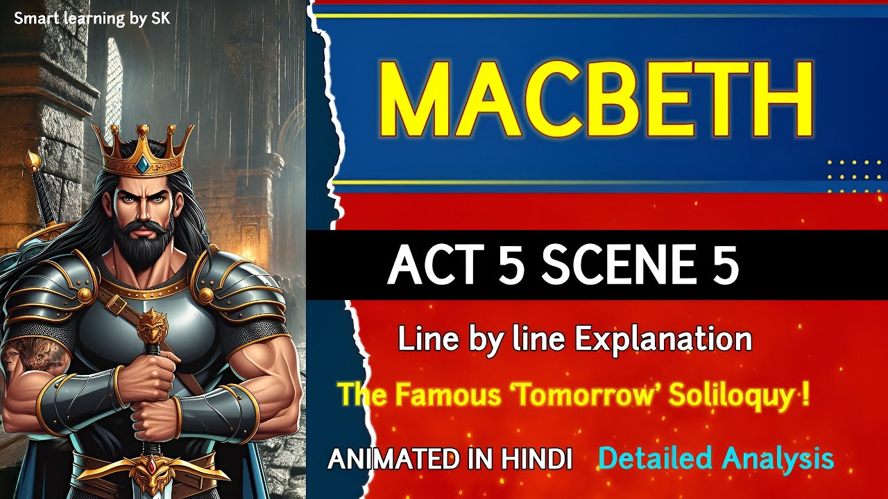 Macbeth Act 5 Scene 5 | CLASS 12 ISC | line by line Explanation ...