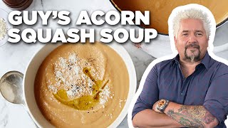 Guy Fieri's Acorn Squash Soup | Guy's Big Bite | Food Network image