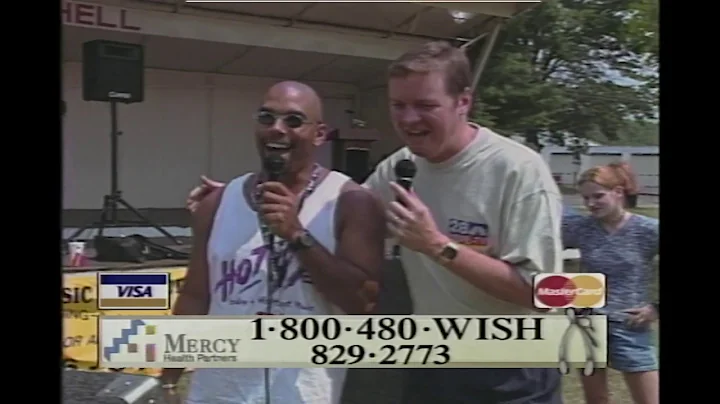 Mark Hiller 1997 sings at Make A Wish Telethon