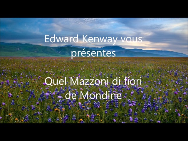 🇮🇹Quel mazzoni di fiori | Vidéo Lyric Italien | HD | Son HQ | Edward Kenway | YouTube | 2017🇮🇹 class=