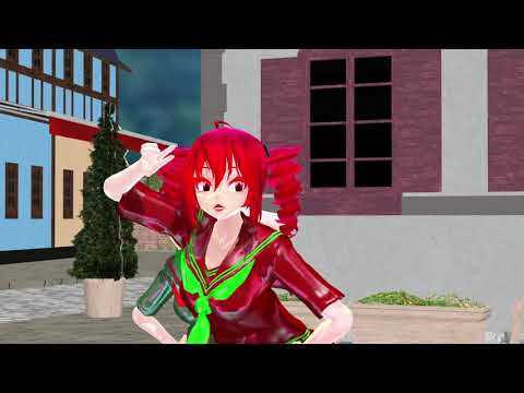 【重音テト　櫻花アリス】告白ライバル宣言【MMD】