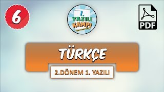 6.Sınıf Türkçe | 2.Dönem 1. Yazılıya Hazırlık