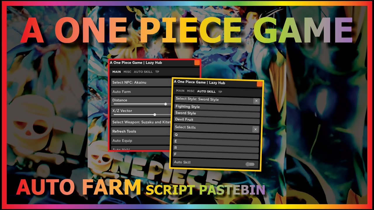 A One Piece Game [Auto Farm GUI - Fruit Hopper & More!] Scripts