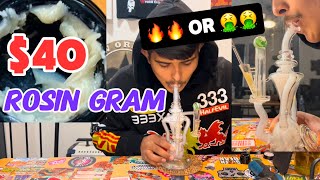 $40 Gram of Rosin ⁉️| is it worth it❓|🔥or🤮