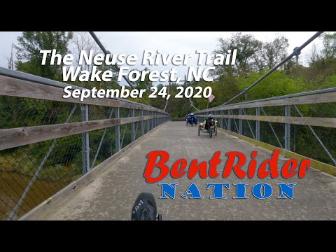The Neuse River Trail Recumbent Trike Ride | GoPro Hero 9 Black | BentRider Nation 4K Video