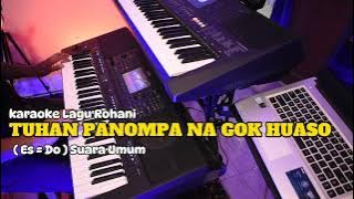 Tuhan Panompa Na Gok Huaso || Karaoke & Lirik Lagu Batak Rohani.