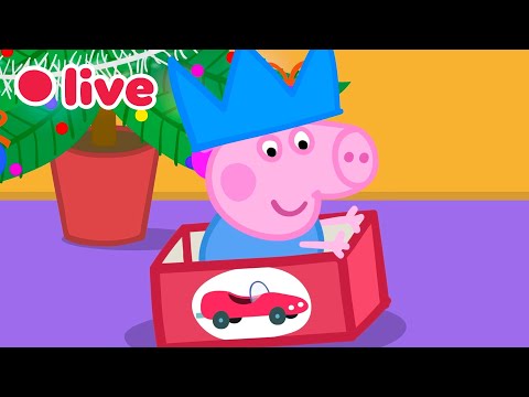 🔴 LIVE Peppa Pig Christmas Episodes! 🎄 Peppa Pig Full Episodes ☃️ Peppa Pig at Christmas